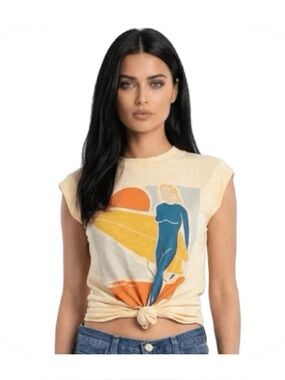 Girl Dangerous x FP M surfer girl moto tee tank